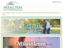 Tablet Screenshot of mounthopetopeka.com